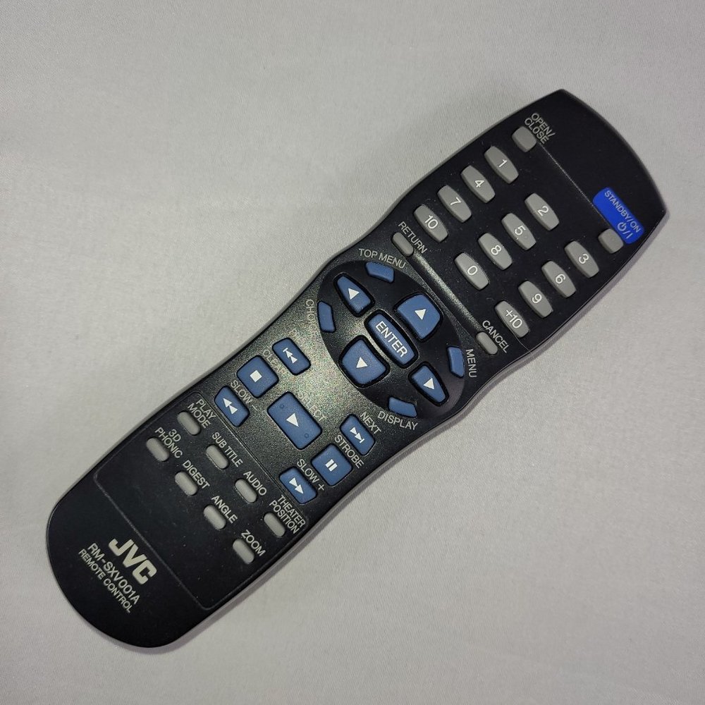 JVC RM-SXV001A Remote Control for DVD Player